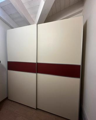 Armadio moderno 2 ante scorrevoli