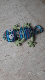 Fermaporte geko in tessuto stile etnico 