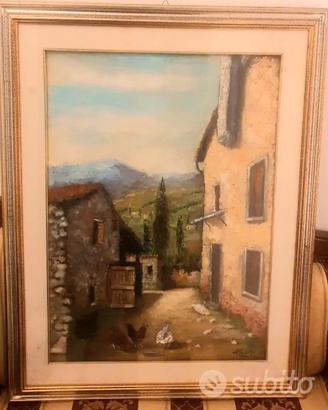 Olio su tela Parise 50X60