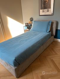 LETTO SINGOLO CONTENITORE