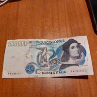 500 mila lire Raffaello