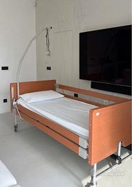 Letto ortopedico elettrico con materasso