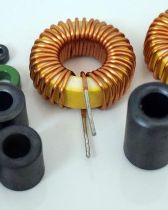 Induttanze assiali + toroidali nucleo in ferrite