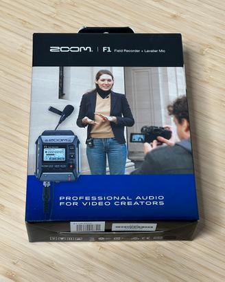 Zoom - F1-LP - field recorder + Microfono lavalier