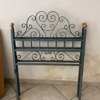 Letto singolo ferro battuto