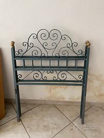 Letto singolo ferro battuto