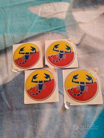 Fregio logo adesivo Abarth cerchi in lega 