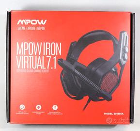 Cuffie da Gaming Mpow Iron virtual 7.1
