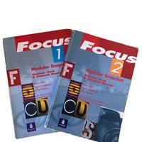 Manuali libri di inglese Focus 1 e 2