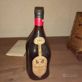 Bottiglia barbaresco 1986 poderi Santa Flavia Gatt