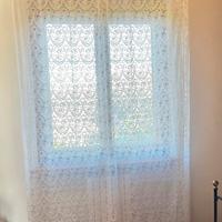 Prestigioso set, 6 tende in vero pizzo francese