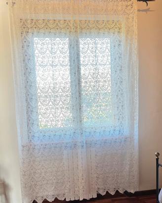 Prestigioso set, 6 tende in vero pizzo francese