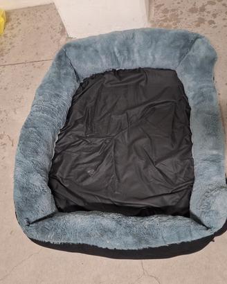 cuccia morbida grande e recinto cani