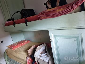 Camera verde bambino/a ragazzo/a