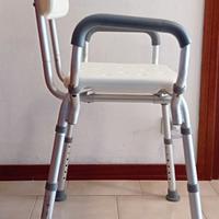 Sedia per doccia per disabili con braccioli