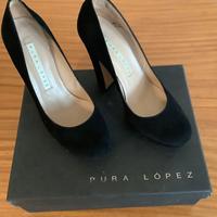Scarpe donna Pura Lopez décolleté nere
