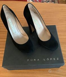 Scarpe donna Pura Lopez décolleté nere
