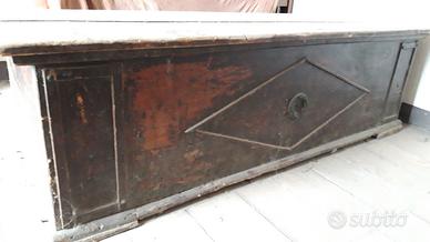 Prete scaldaletto e cassapanca