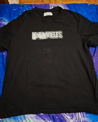 T-Shirt PRIMARK Los Angeles nero mis. XL Come Nuov