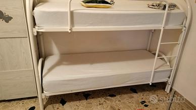 letto a castello incluso di materazzi nuovi