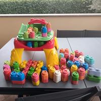 clemmy costruzioni morbide 130 pz +tavolino clemen
