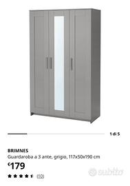 Armadio Ikea ancora imballato
