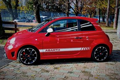 2 PZ fasce laterali Abarth adesivi 180x10 macchina