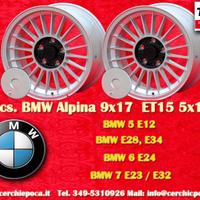 2 pz. cerchi BMW Alpina 9x17 ET15 5 E12 E28 E34 6