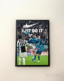 Quadretto formato A4 Cristiano Ronaldo