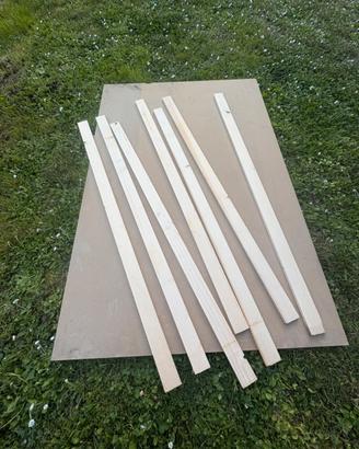 Listelli legno pino 104 cm – grande quantità