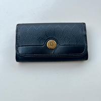 Portachiavi Christian Dior in pelle e tessuto