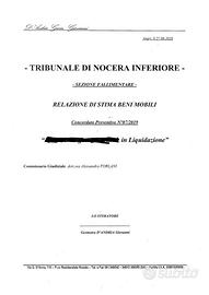 Macchinari e attrazzature in procedura concorsuale