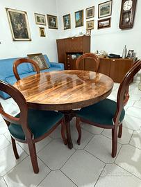 Tavolo palissandro + sedie