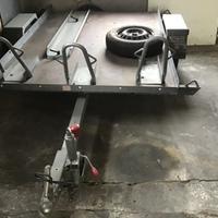 Rimorchio per trasporto cose e motocicli