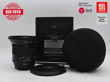 Irix 15 F2.4 BLACKSTONE + FILTRO IRIX (Canon)