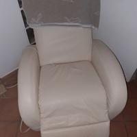 Poltrona elettrica in pelle CHATEAU D'AX