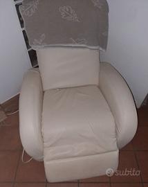 Poltrona elettrica in pelle CHATEAU D'AX