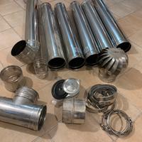 Tubi acciaio stufa o camino