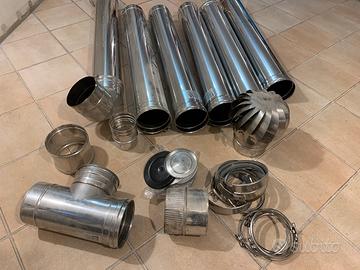 Tubi acciaio stufa o camino