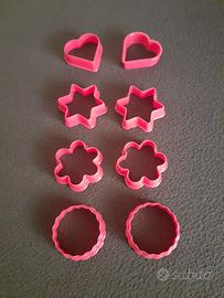 set 8 stampini per biscotti e dolci 