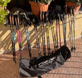 Bastoncini  da Nordic Walking con Sacca