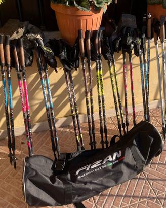 Bastoncini  da Nordic Walking FIZAN con Sacca