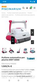 robot piscina bwt d 300 nuovo