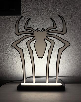 Spiderman silhouette lampada led Marvel