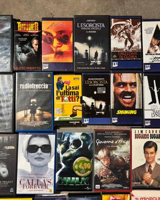 Vhs collezione film anni 90