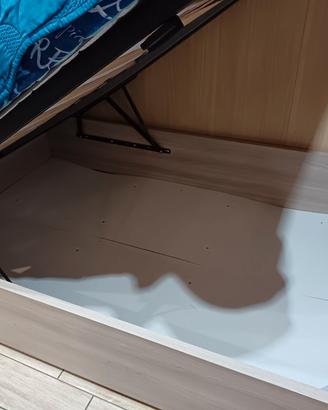 letto contenitore una piazza e mezza 