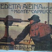 manifesto Club Alpino Italiano "Vedetta Alpina"