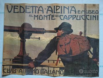 manifesto Club Alpino Italiano "Vedetta Alpina"