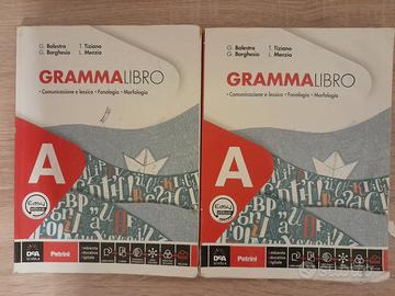 LIBRI di GRAMMATICA "A"  1,2,3 medie GRAMMALIBRO