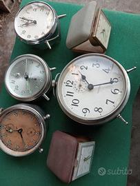Set 6 sveglie carica manuale 